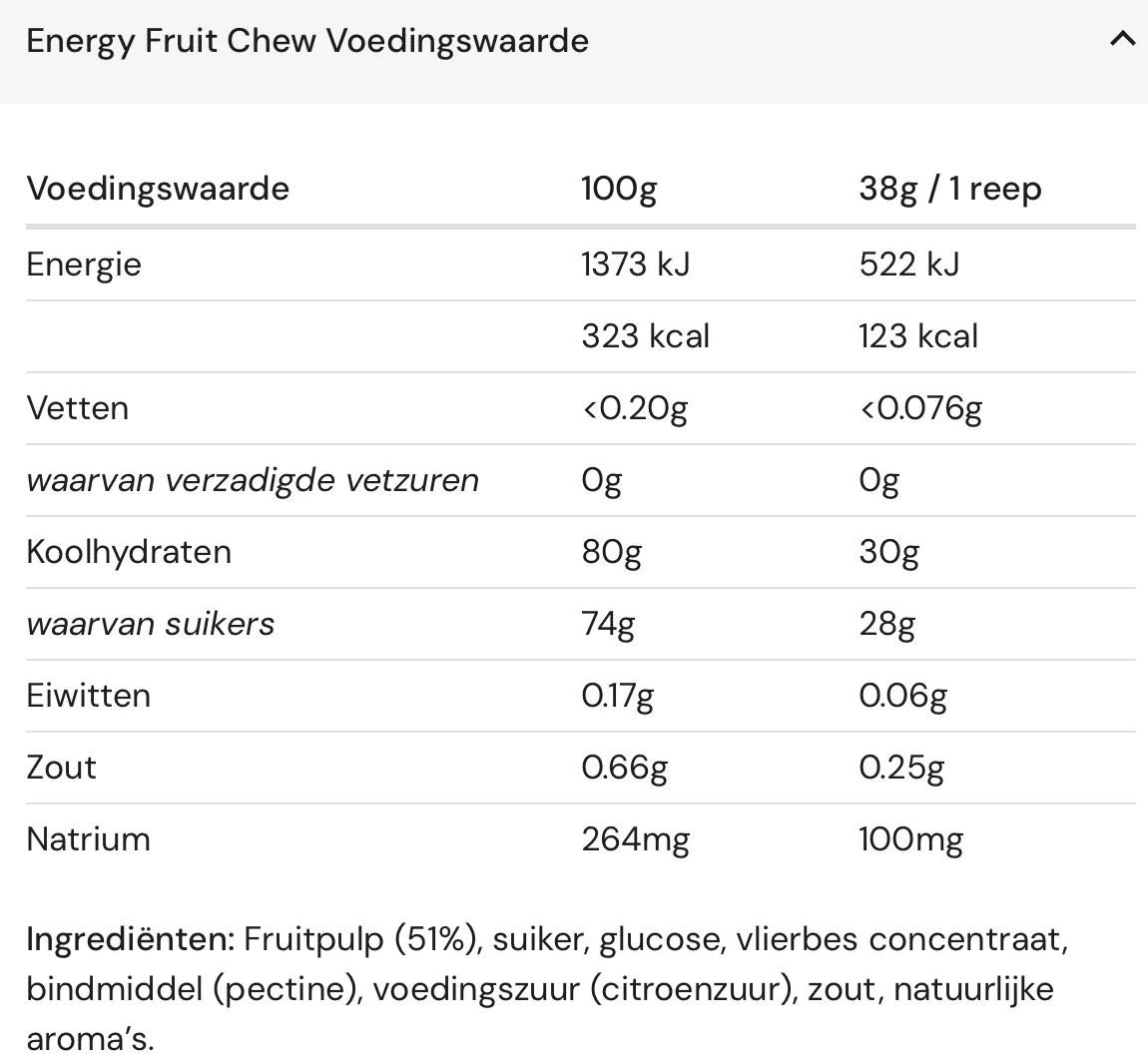 Amacx | Energy Fruit Chew | Orange | 12 Pack
