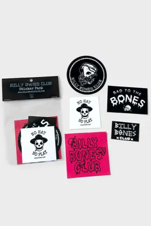 BILLY BONES CLUB BAD TO THE BONES STICKER PACK - NAUGHTY NIGHTS