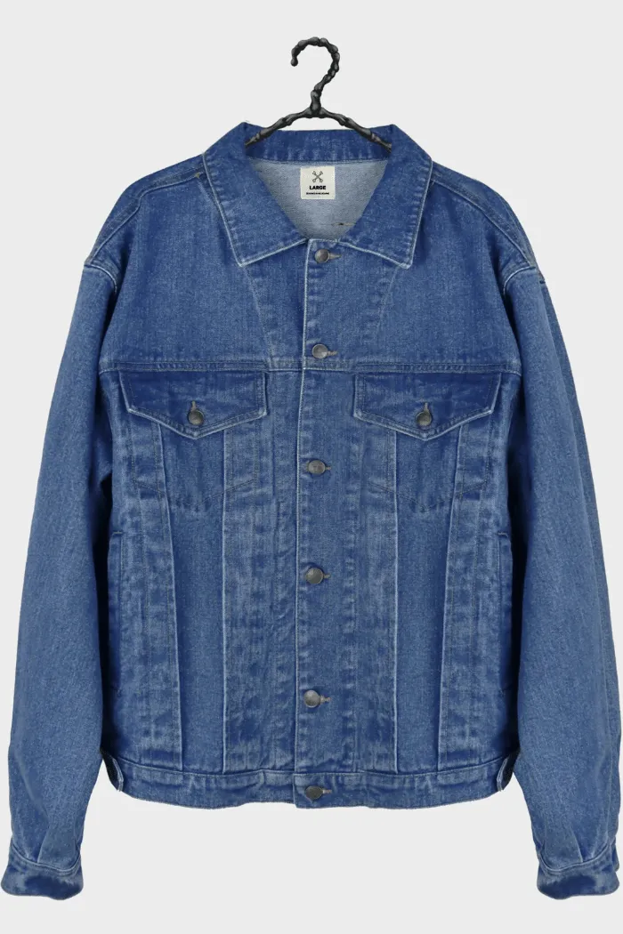 BILLY BONES CLUB DRAGON DENIM JACKET - INDIGO BLUE