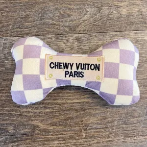 Checker Chewy Vuiton Large Bone Plush Toy