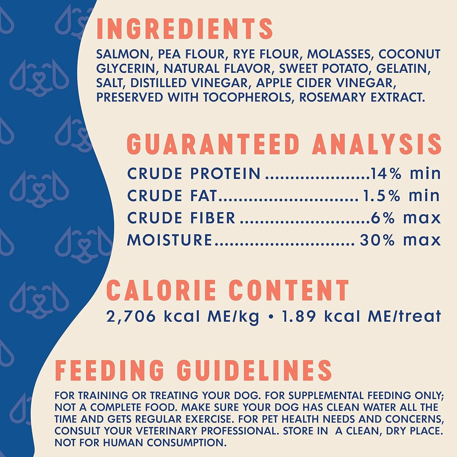 Finley's Barkery Salmon Recipe Soft Chew Training Bites Dog Treats, 6-oz