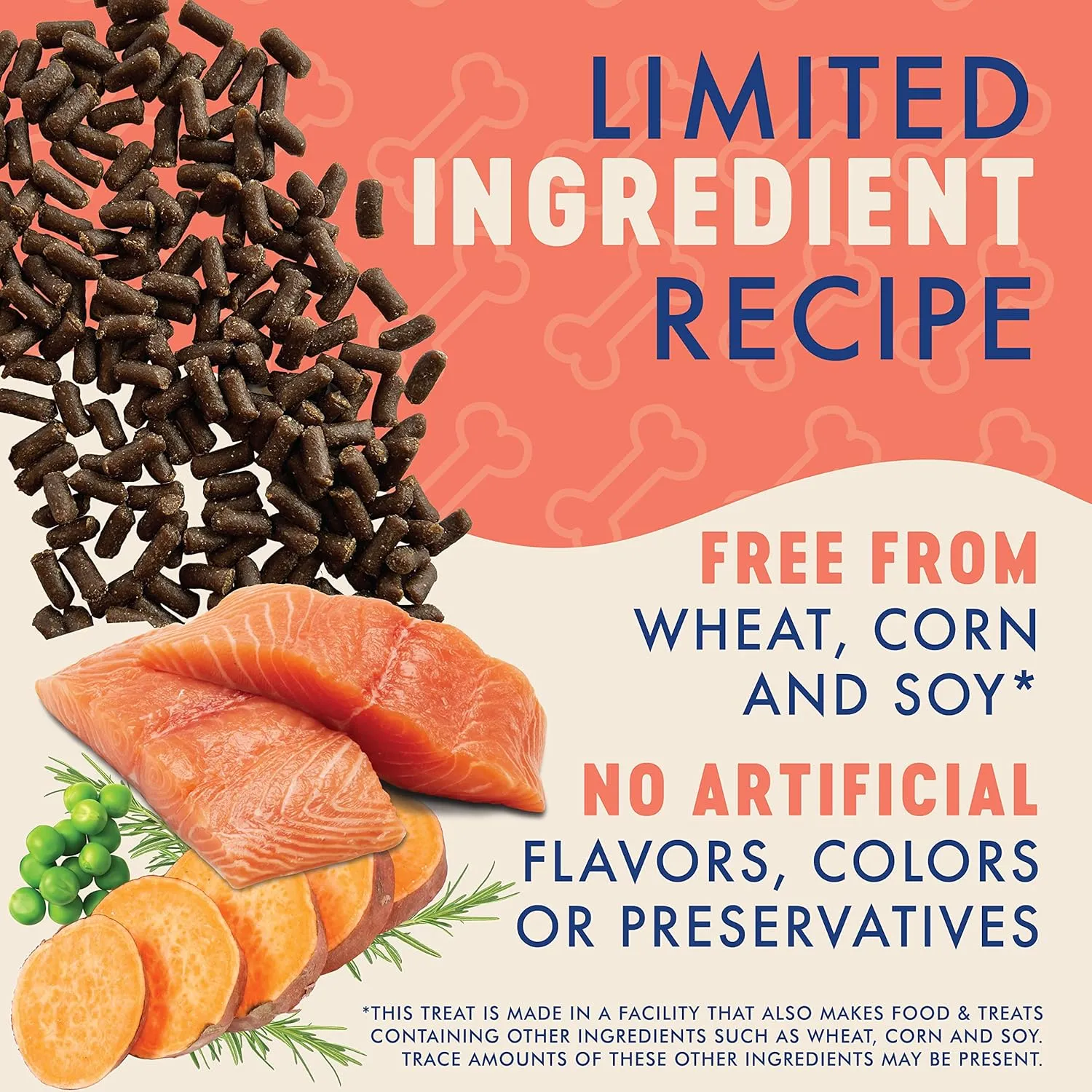 Finley's Barkery Salmon Recipe Soft Chew Training Bites Dog Treats, 6-oz