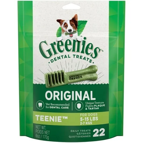 Greenies Teenie Original Dental Dog Chews - 6oz