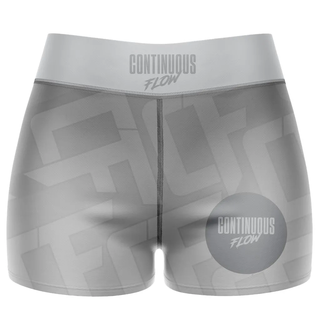 Jelly Beans High Waisted Waisted Women's Training Shorts Grey