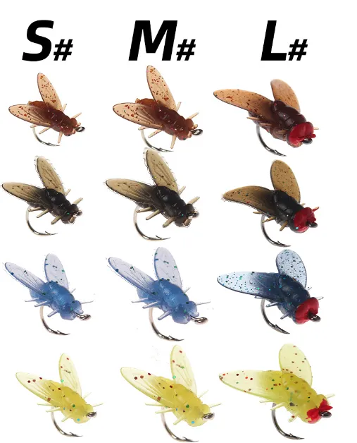 Last Day Promotion 49% OFF - Simulated Flies Fishing Attractor Bait Hook