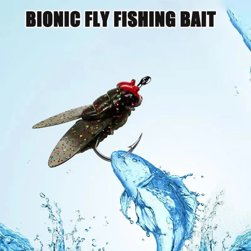 Last Day Promotion 49% OFF - Simulated Flies Fishing Attractor Bait Hook