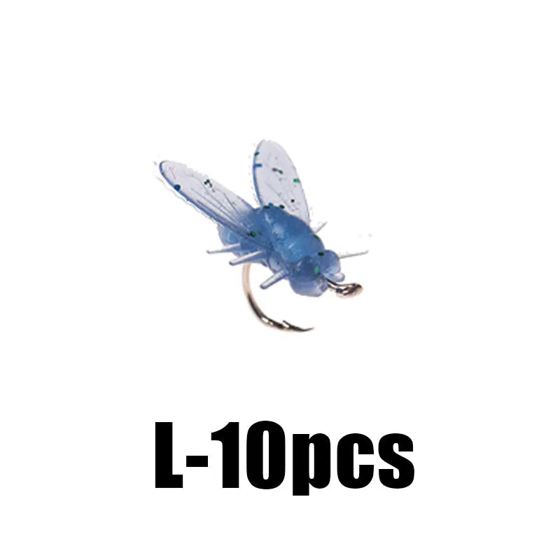 Last Day Promotion 49% OFF - Simulated Flies Fishing Attractor Bait Hook
