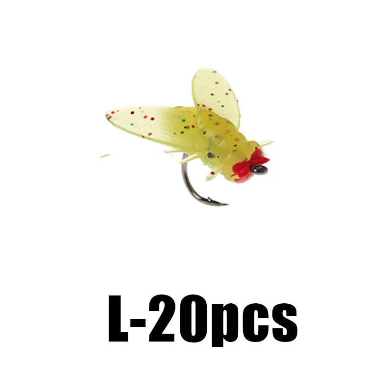 Last Day Promotion 49% OFF - Simulated Flies Fishing Attractor Bait Hook