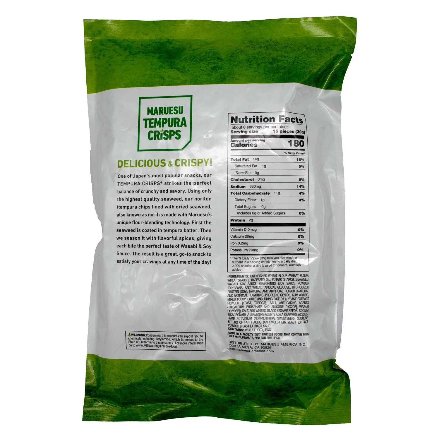 Maruesu Tempura Seaweed Crisps