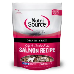 NutriSource Soft & Tender Grain Free Salmon Recipe Dog Treats (6 oz)