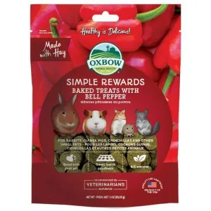 Oxbow Simple Rewards Baked Treats with Bell Peppers