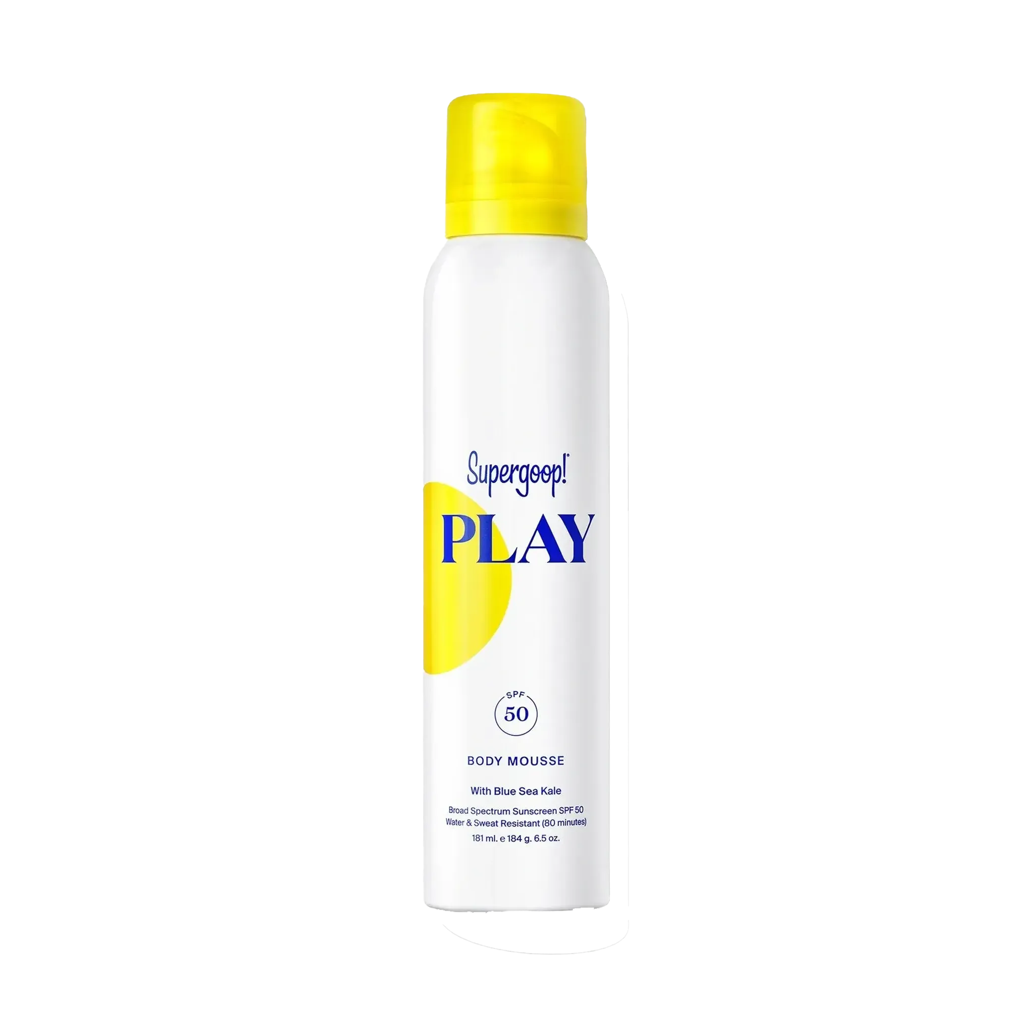 PLAY Body Mousse SPF 50 with Blue Sea Kale