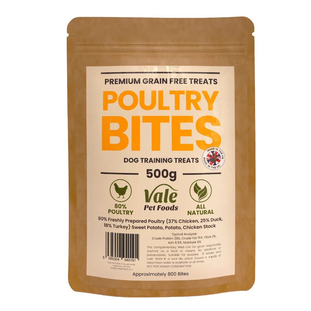 Poultry Bites Dog Treats- 500g