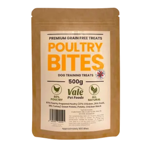 Poultry Bites Dog Treats- 500g