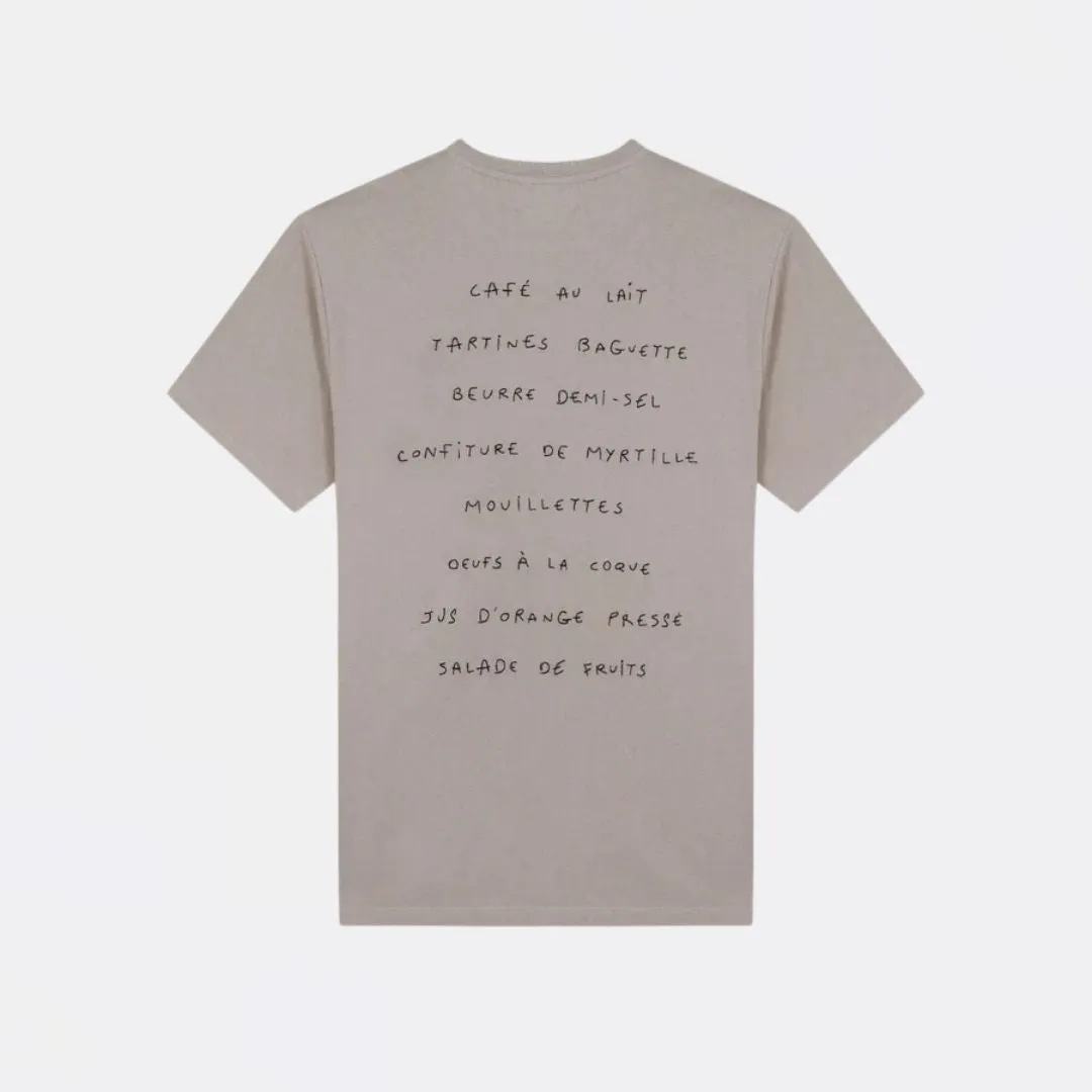 "Petit Dej" Bainville Oversized T-Shirt (Mastic)