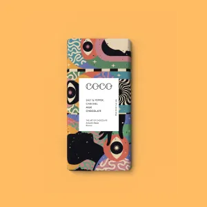 Salt & Pepper Caramel Milk Chocolate Bar (80g)