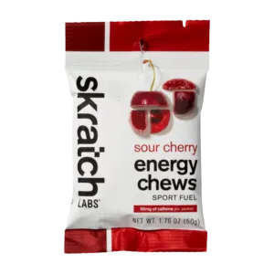 Skratch Labs - Sport Energy Chews - Sour Cherry (with caffeine)