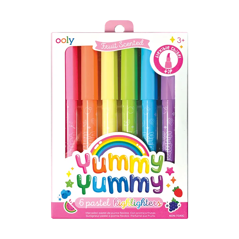 yummy yummy scented highlighters - set of 6